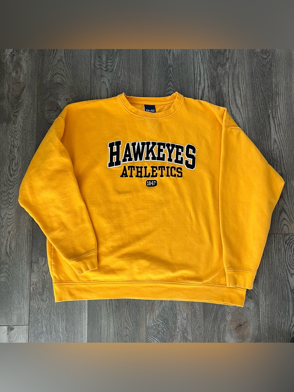 Vintage 90s IOWA HAWKEYES University of Iowa Sweatshirt Size 2XL